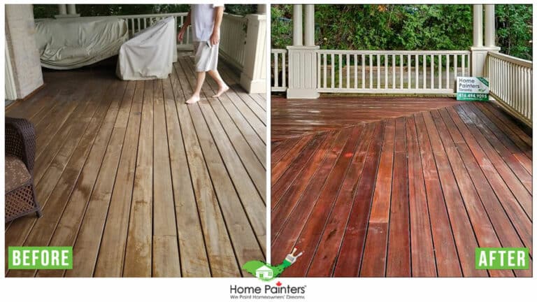 Exterior Deck Staining