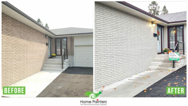 Exterior Brick Staining