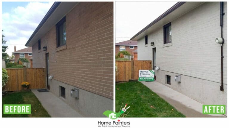 Exterior Brick Staining