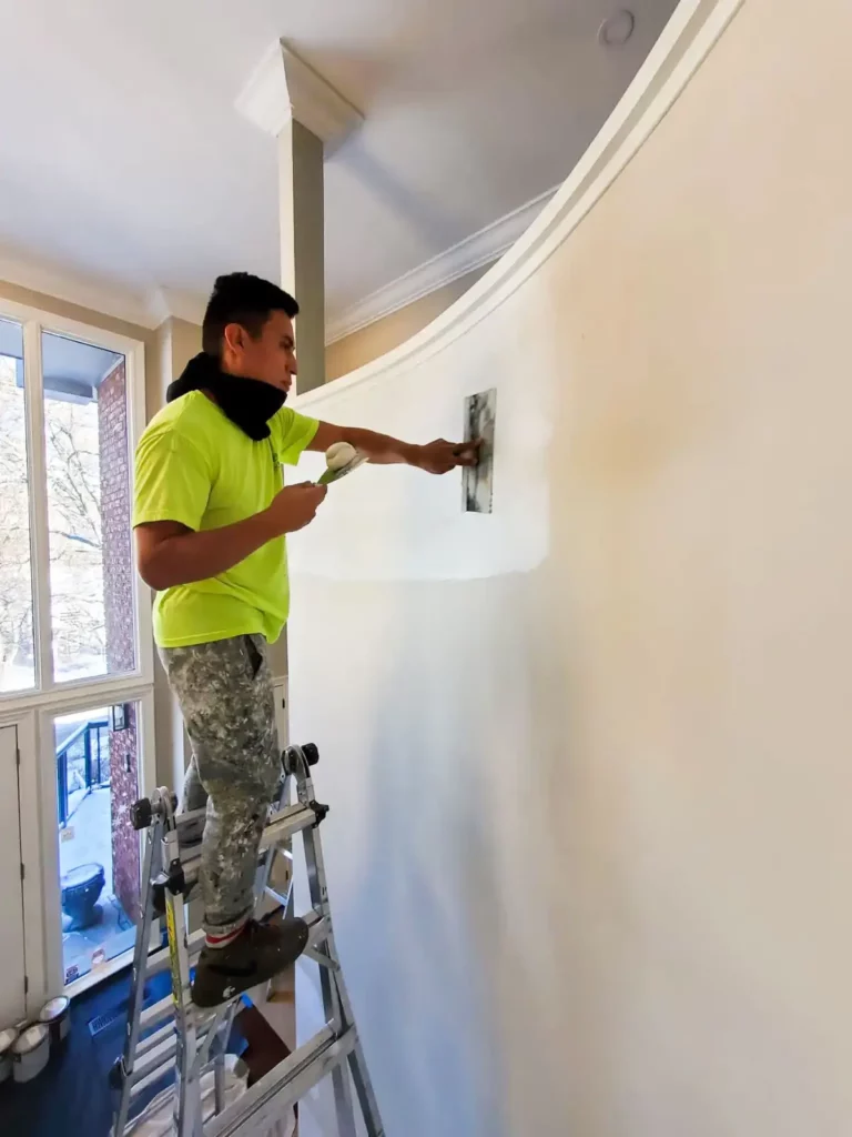 Home Painters Painting Staircase Wall White