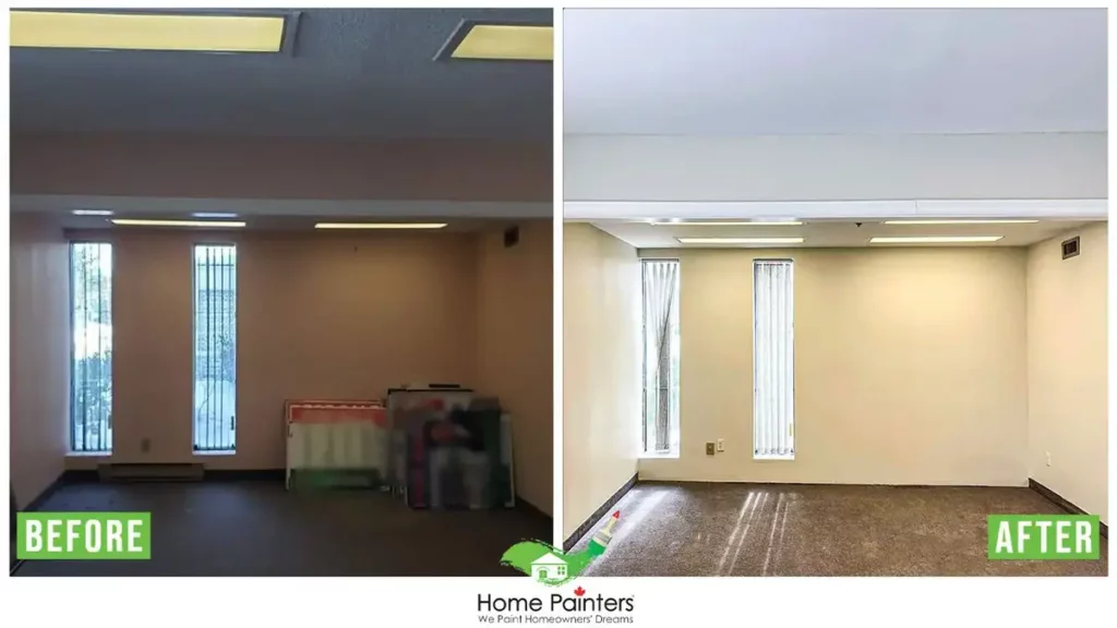 Popcorn Ceiling Removal Before and After