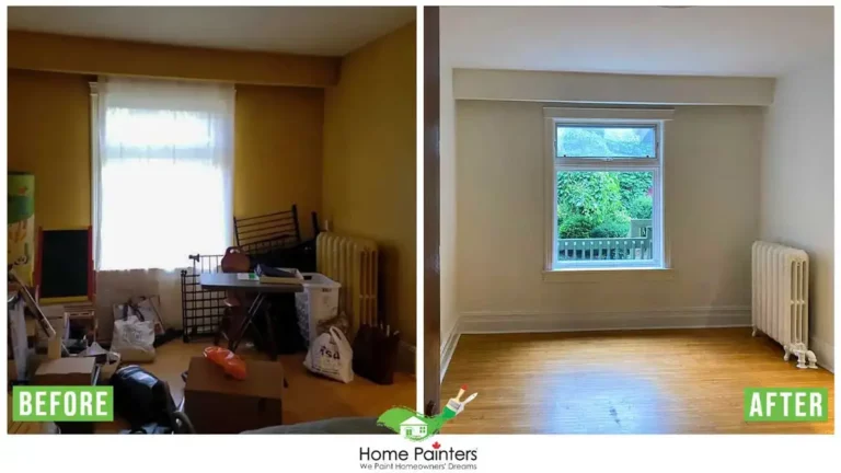 Interior Wall Painting Before and After