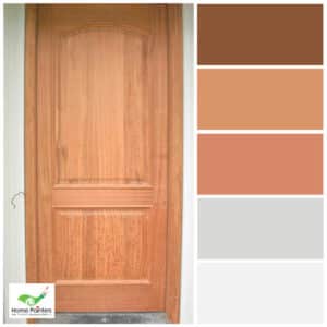 Light Oak Front Door Colour Palette
