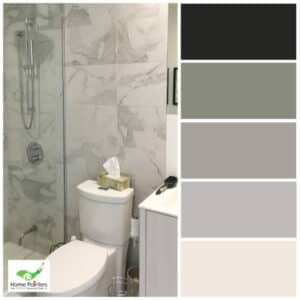 Modern White Bathroom Colour Palette
