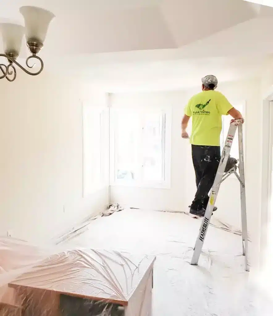 Popcorn Ceiling Removal During Working