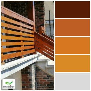 Red Deck Staining Colour Palette