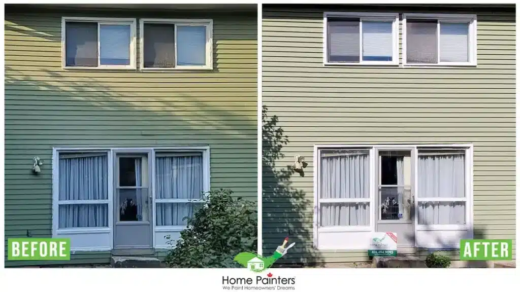 Vinyl Siding Painting by Home Painters Toronto