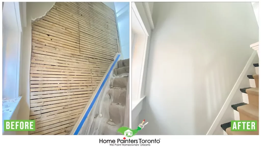 interior wall repair by home painters toronto