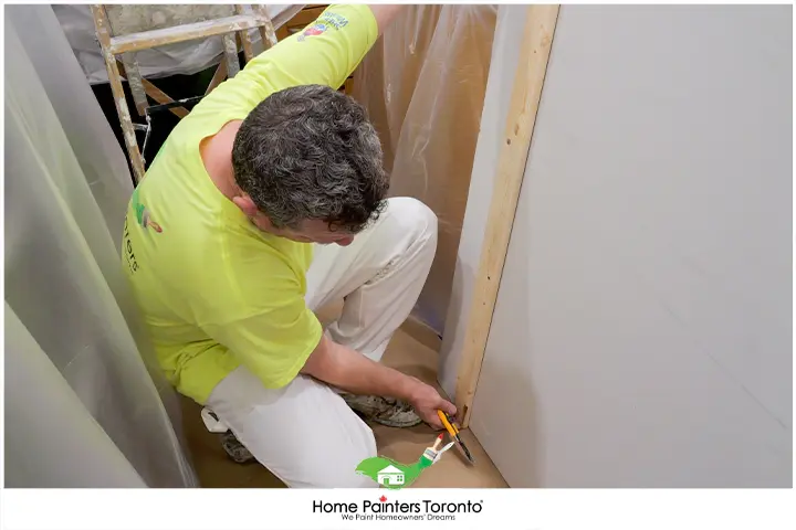 drywall repair by painter