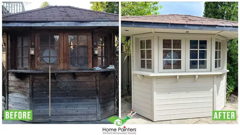 outdoor wood paint white