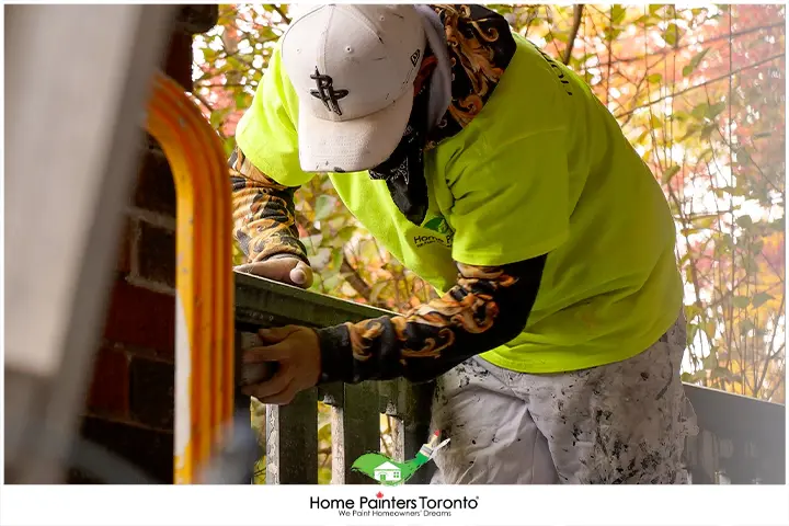 exterior wood cleaning by home painters
