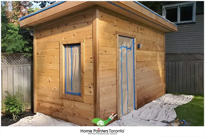outdoor wood painting prep