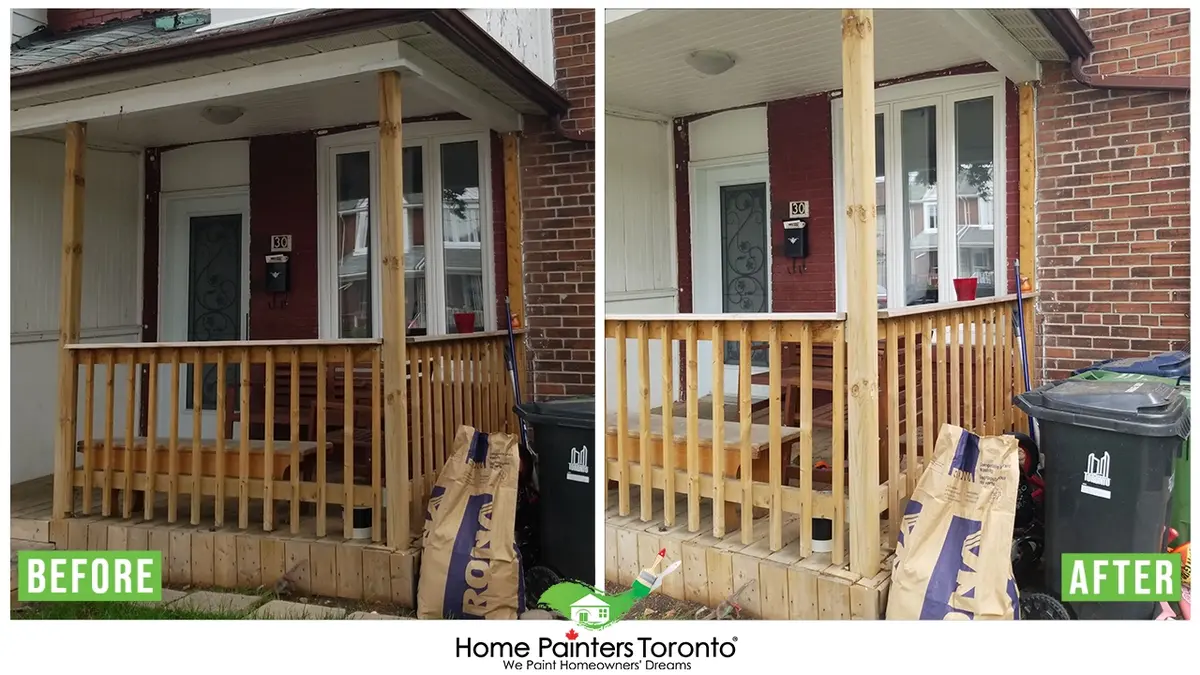 exterior porch painting and repair