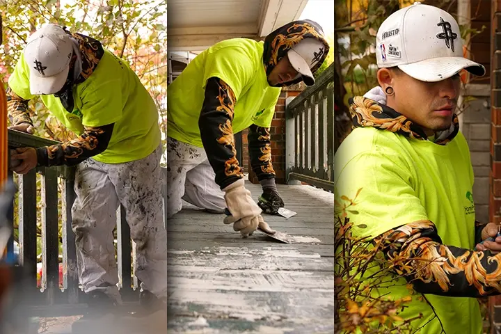 collage image Exterior Wood Deck Replacement and Repairs