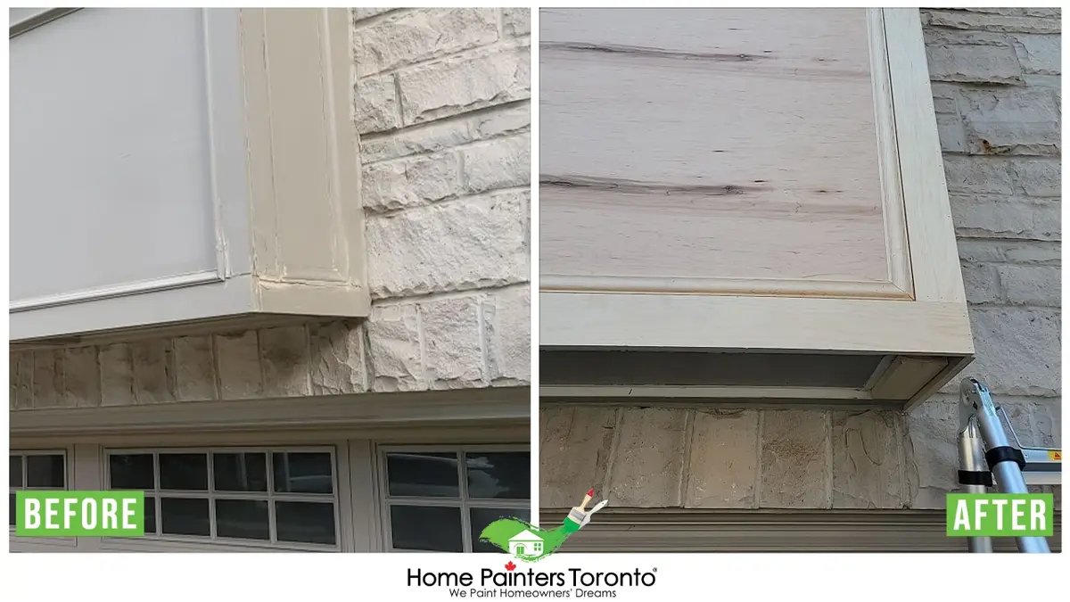 exterior window frame painting