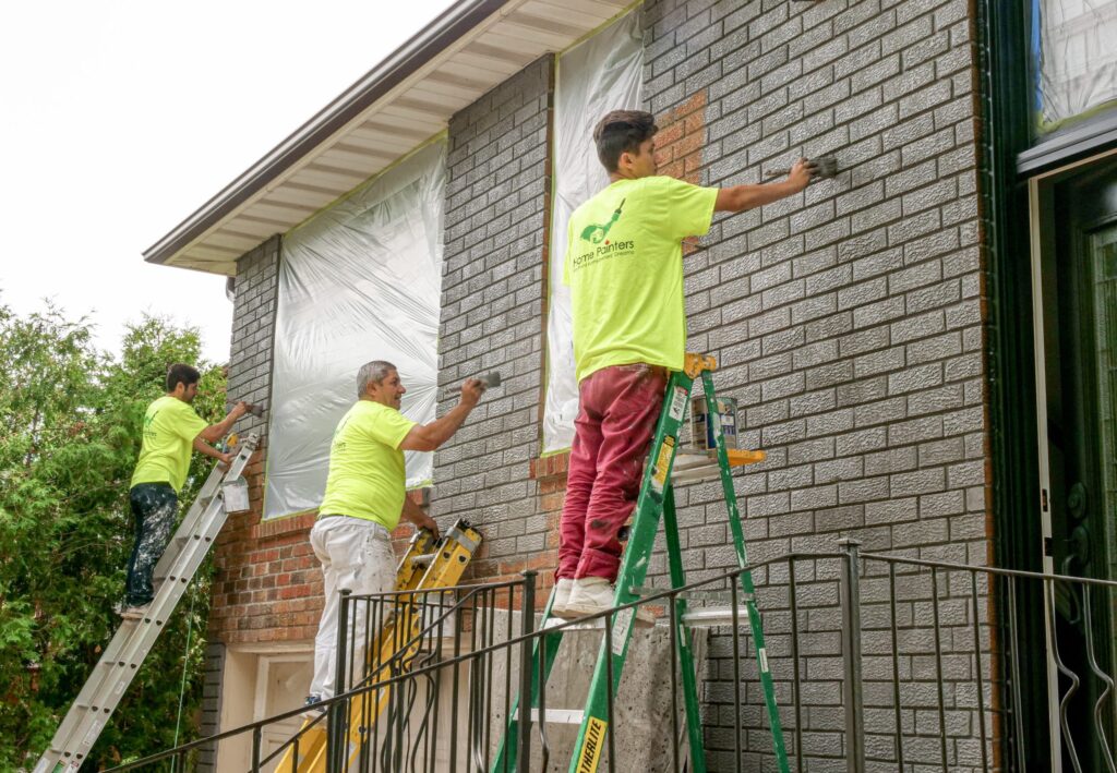 Exterior Brick Staining