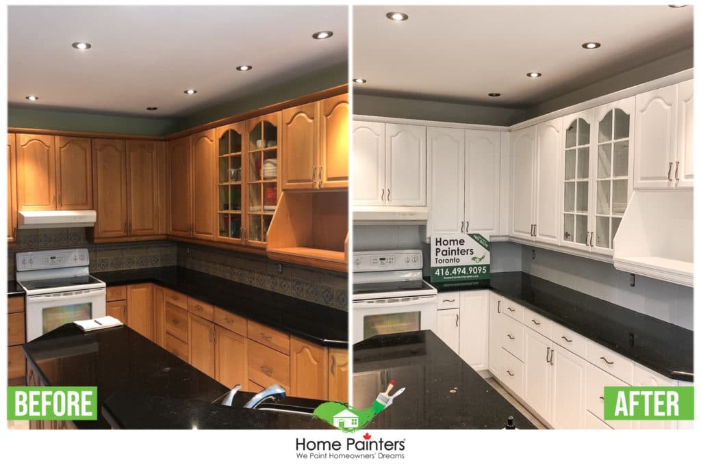 Before-and-after-of-wood-kitchen-cupboards-painted-white-1024x683