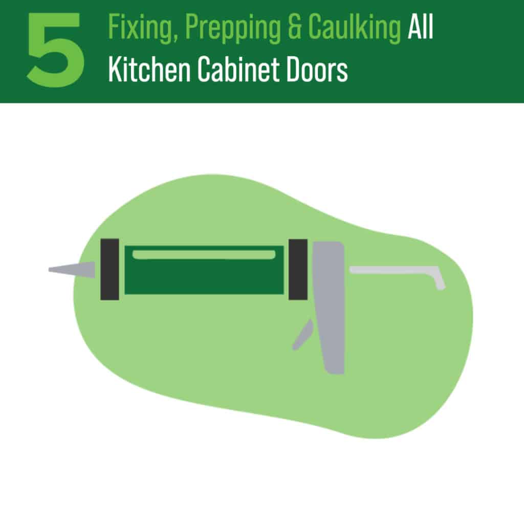 Kitchen Cabinet Painting Process 5