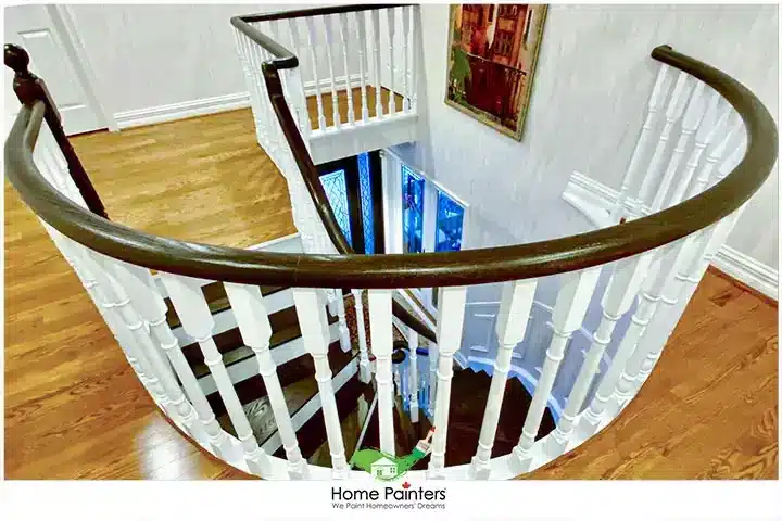 staircase_painting_and_staining_by_home_painters_toronto-15-1