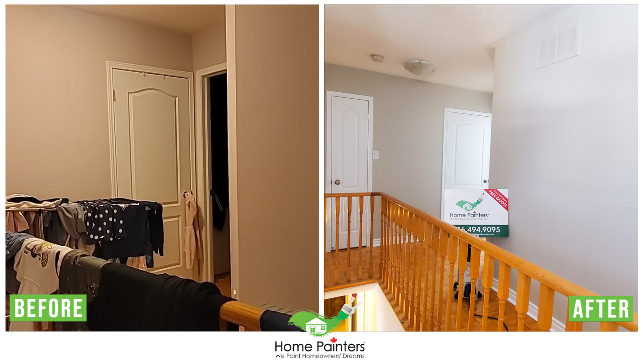 Before and After Interior Painting