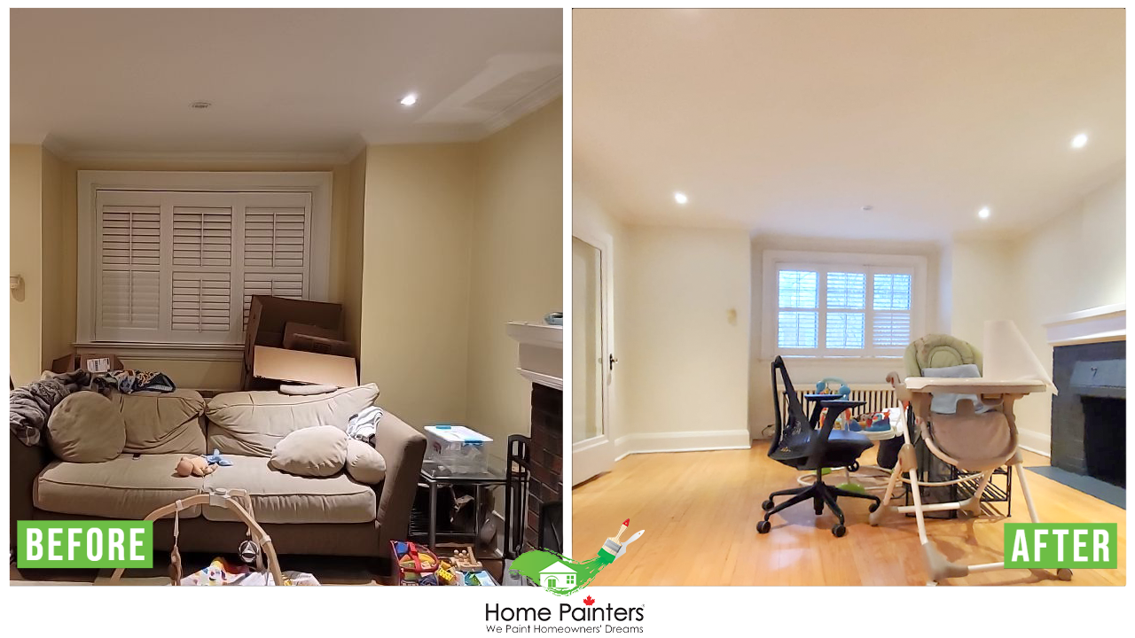 Before and After Interior Painting
