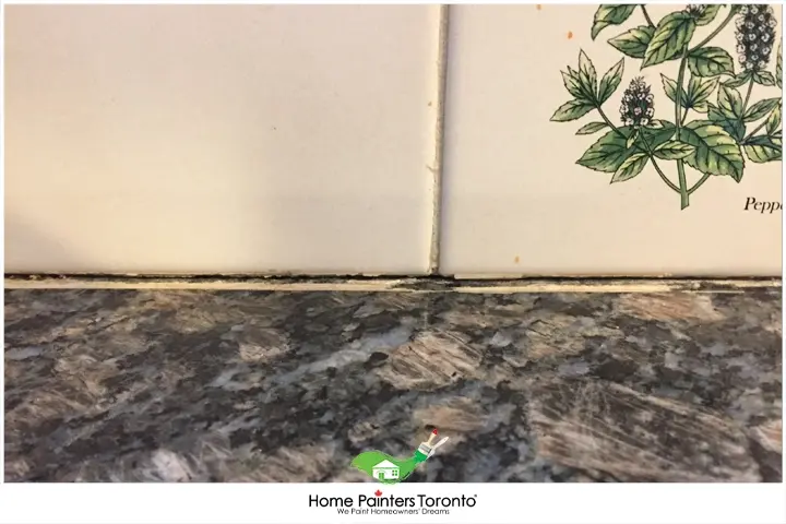 chipping or cracking backsplash tile
