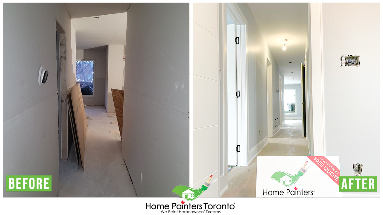 Interior Painting Before and After