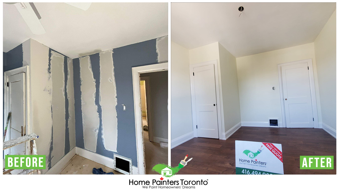 Interior Painting Before and After