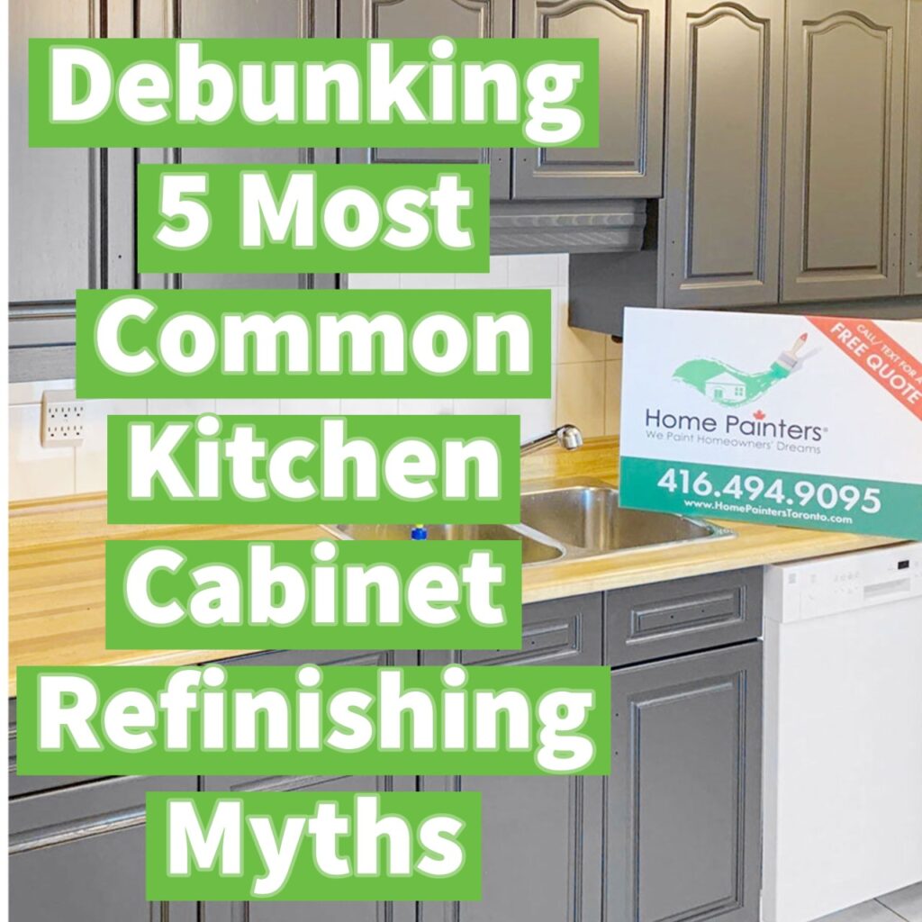Debunking 5 Most Common Kitchen Cabinet Refinishing Myths Banner