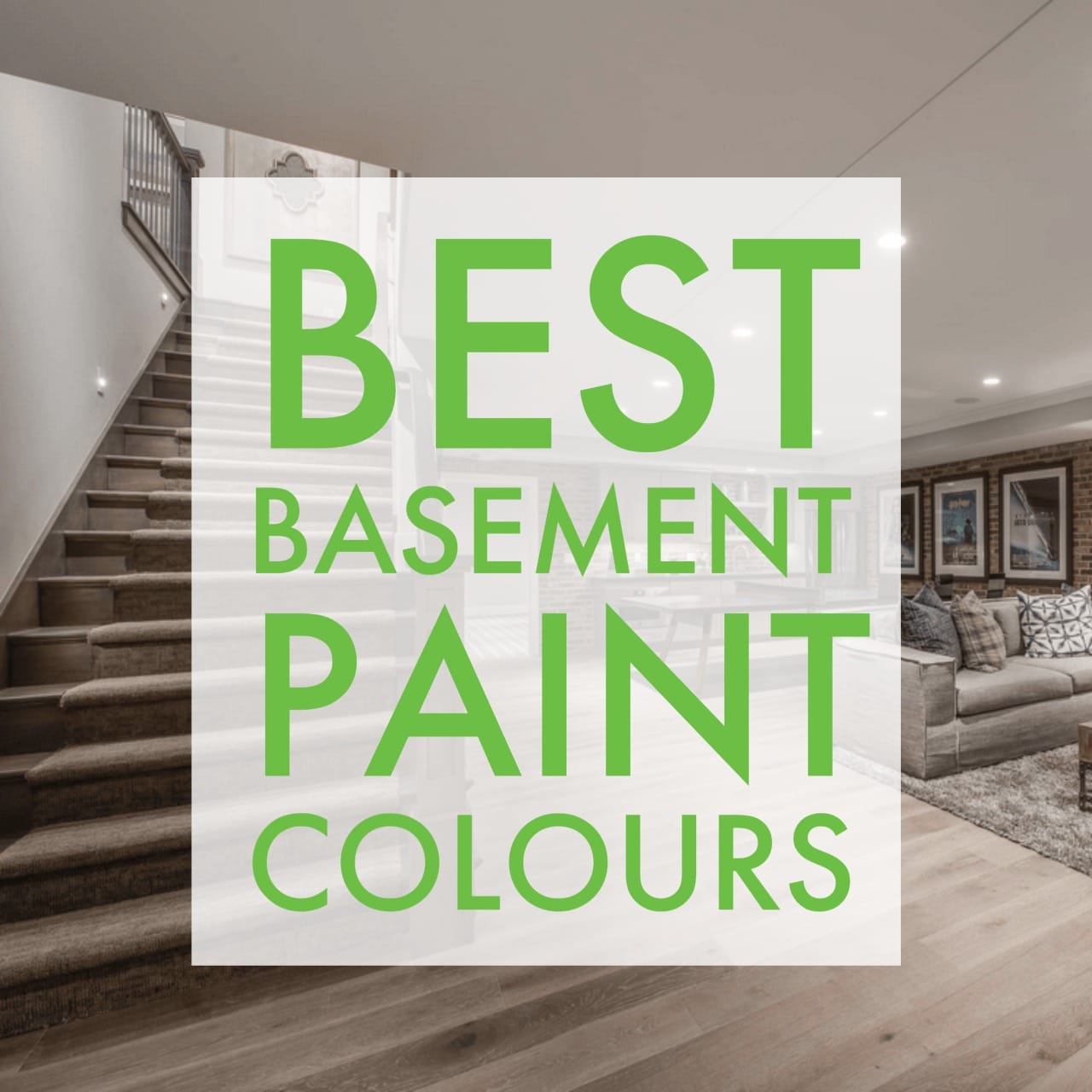 Best basement paint shop colors