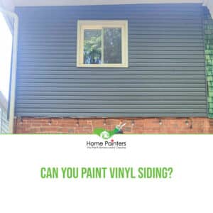 Can You Paint Vinyl Siding