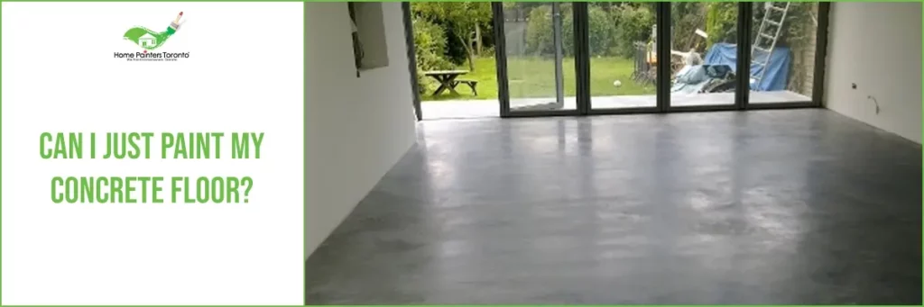 Can I Just Paint My Concrete Floor