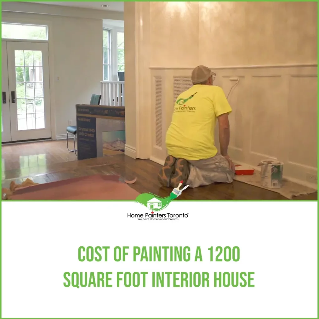 Cost of Painting a 1200 Square Foot Interior House