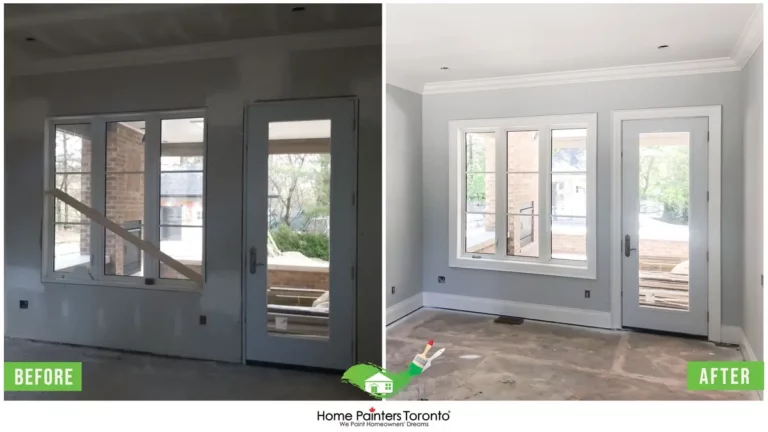 Door Frame and Window Casing Before and After 1