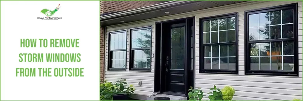 How To Remove Storm Windows From The Outside