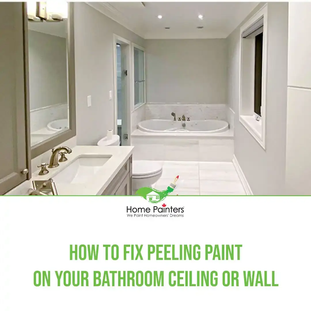 Fix Bathroom Ceiling Paint Ling