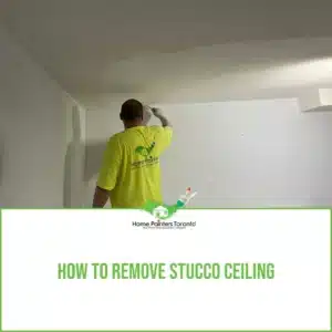 How To Remove Stucco Ceiling