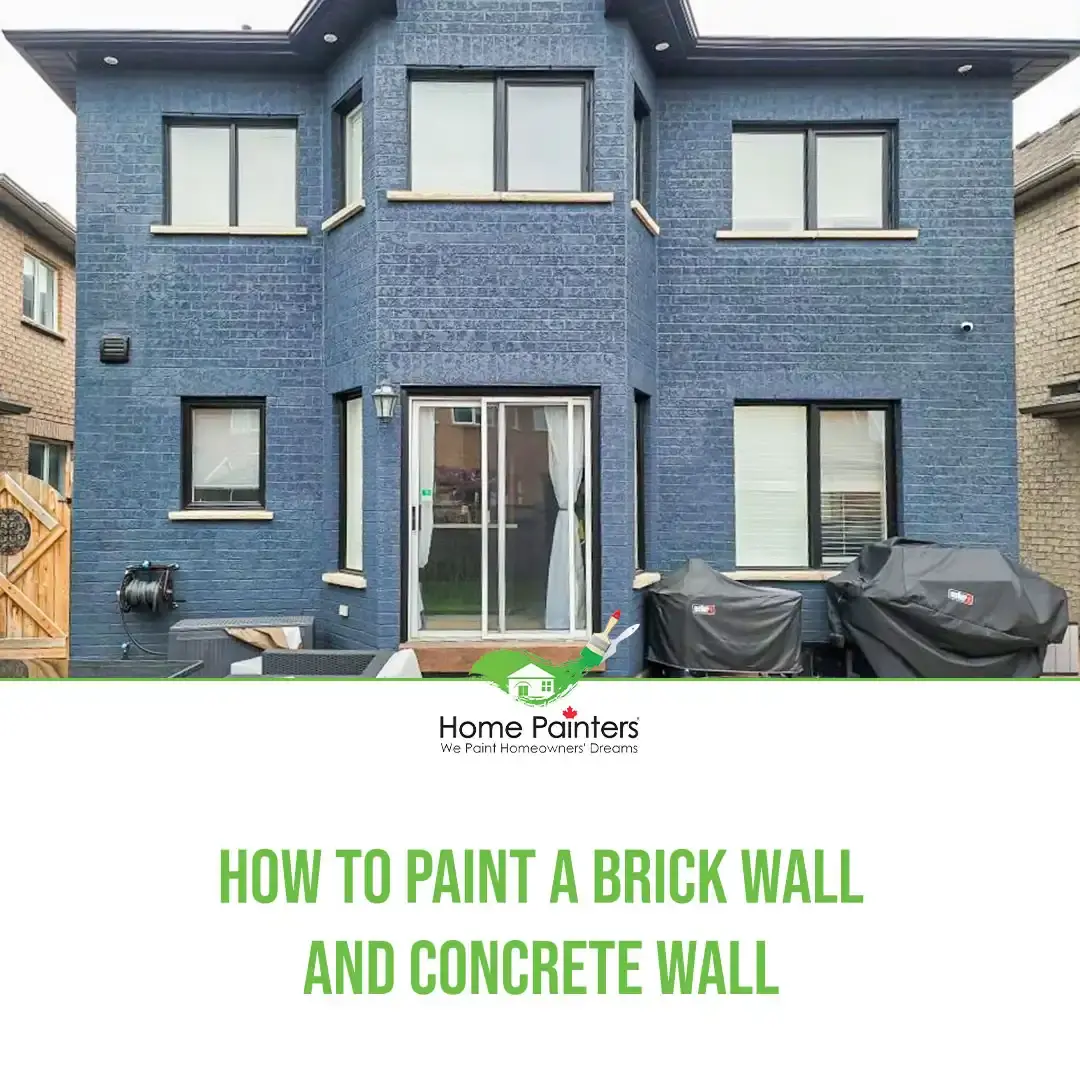 How to Paint a Brick Wall and Concrete Wall - Home Painters
