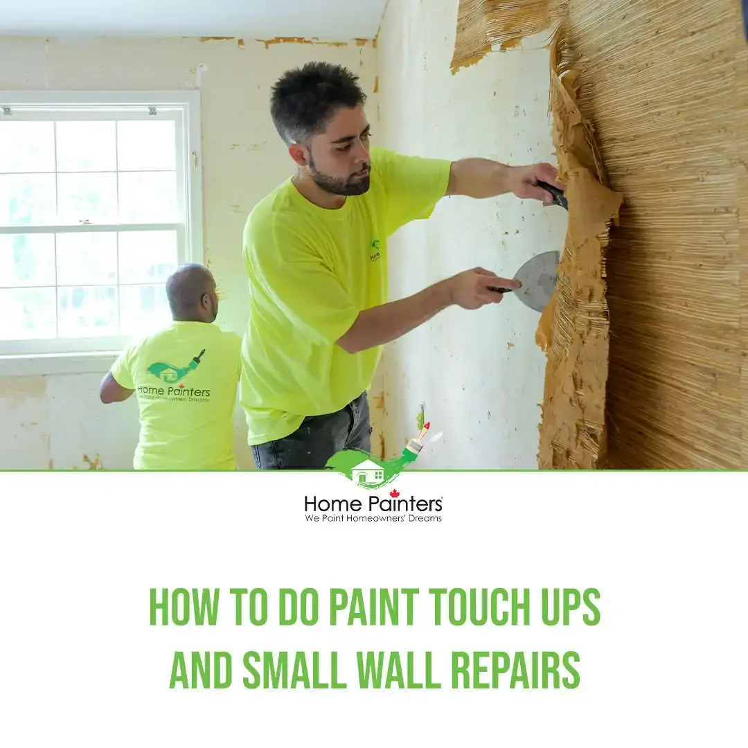 How to do Paint Touch Ups and Small Wall Repairs - Home Painter
