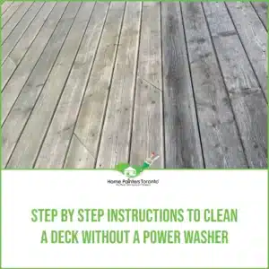Step By Step Clean Deck