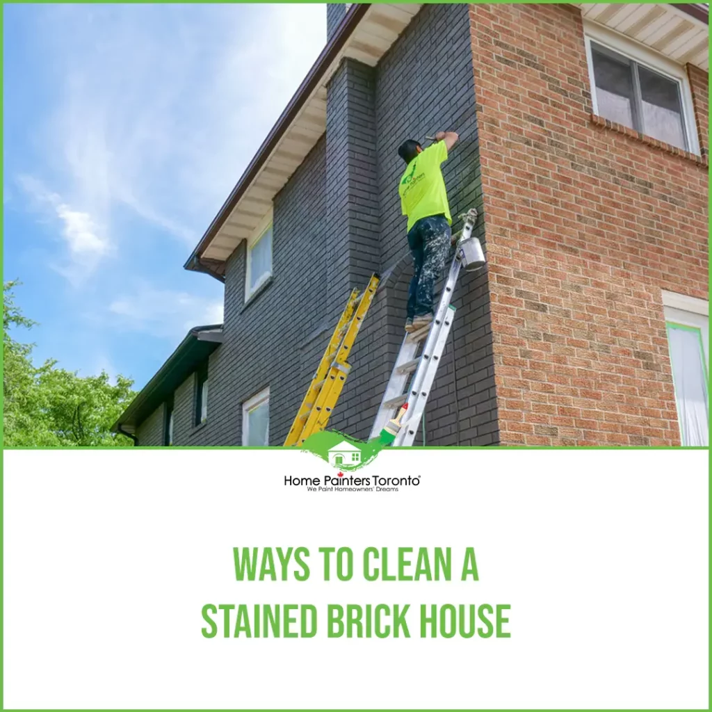 Ways To Clean a Stained Brick House