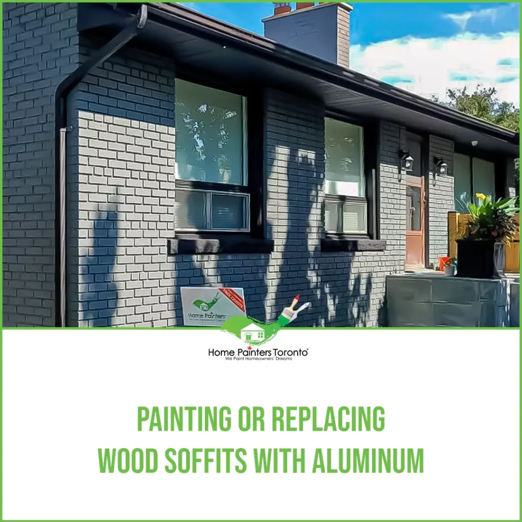 Painting Or Replacing Wood Soffits With Aluminum