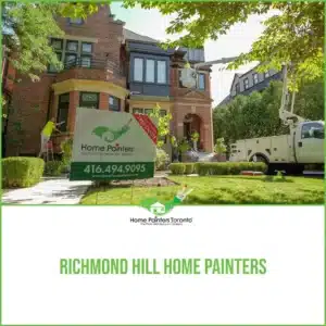 Richmond Hill Home Painters Image
