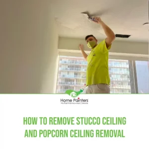 How To Remove Stucco Ceiling And Popcorn Ceiling Removal