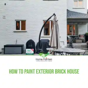 How to Paint Exterior Brick House