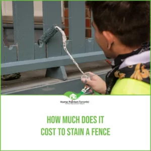How Much Does It Cost to Stain a Fence