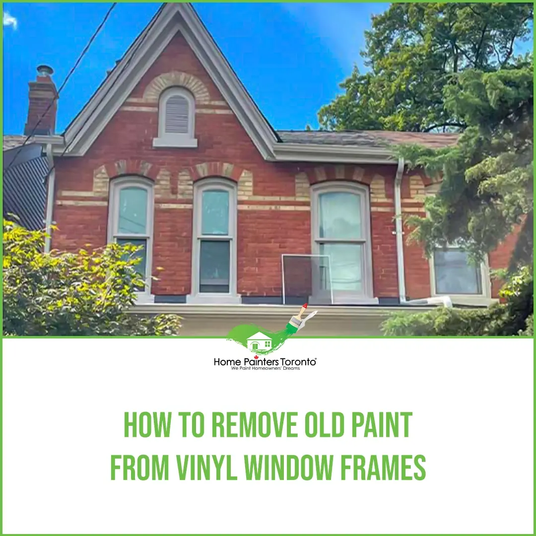 How To Remove Old Paint From Vinyl Window Frames