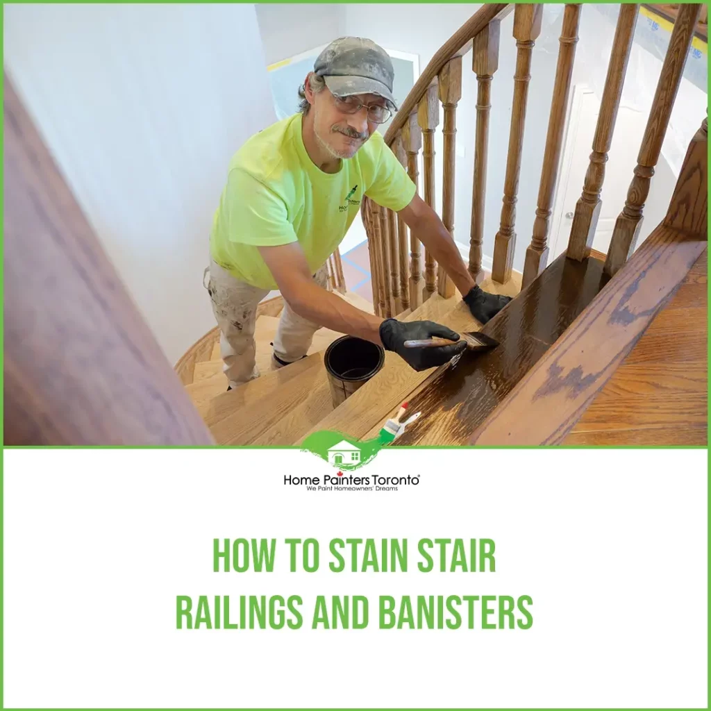 How To Stain Stair Railings And Banisters