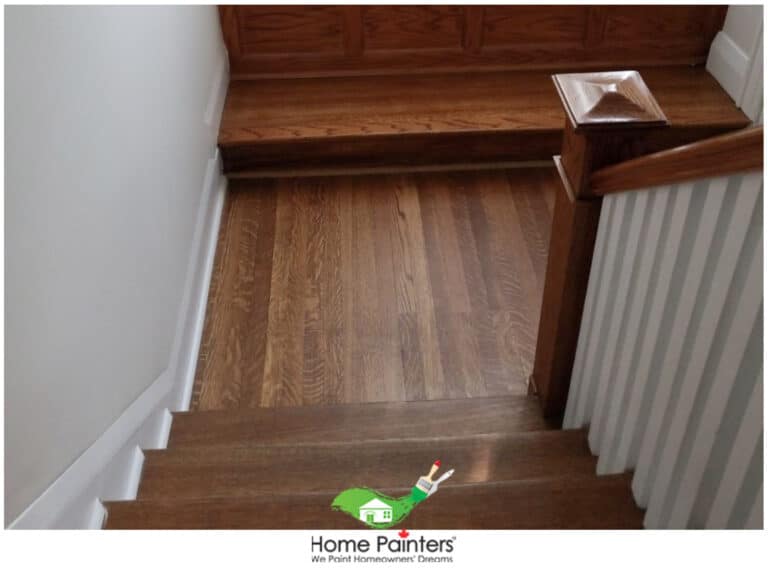 Interior Painting Staircase Painting And Staining Oak Stairs