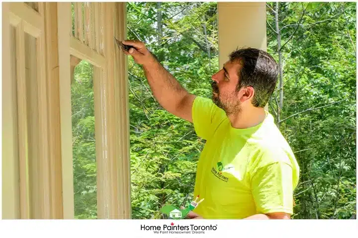 Painter Repairing Exterior